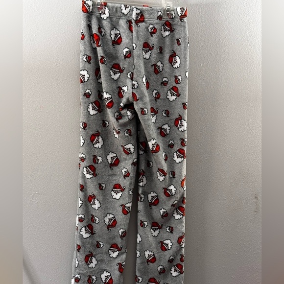 Faded Rose Women Gray Christmas Santa Claus Print Pajamas pants size XS - Picture 5 of 6